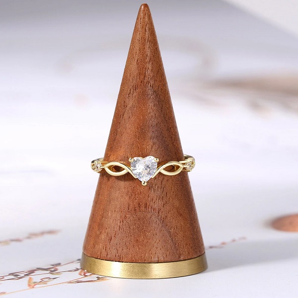 Anillo Corazón Blanco - Imagen 3