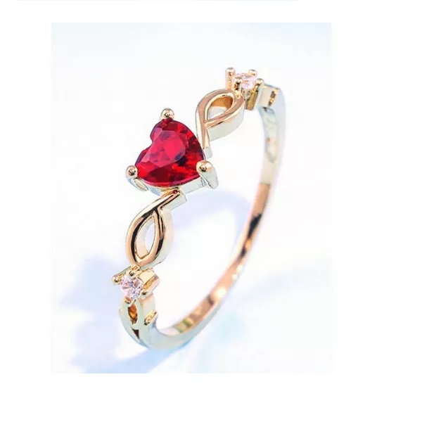 Anillo Corazón Rojo - Imagen 5