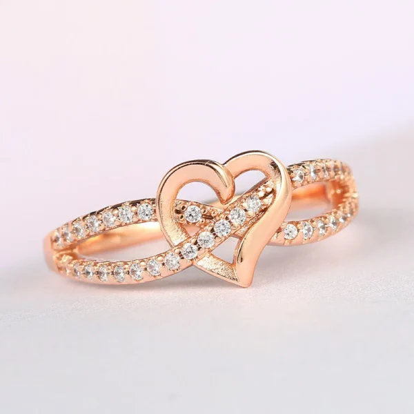 Anillo Corazón Rosa - Imagen 2