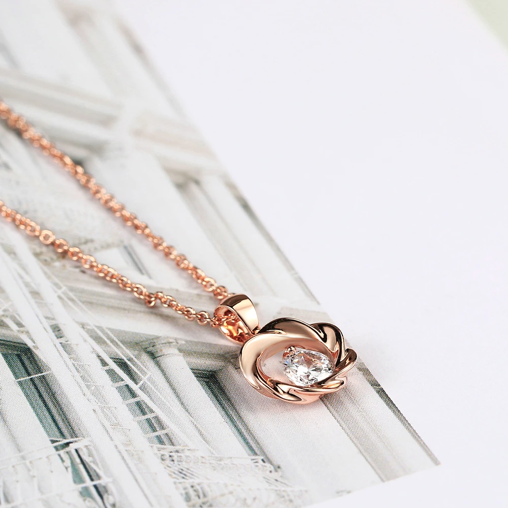 Collar Flor Rosada - Imagen 4