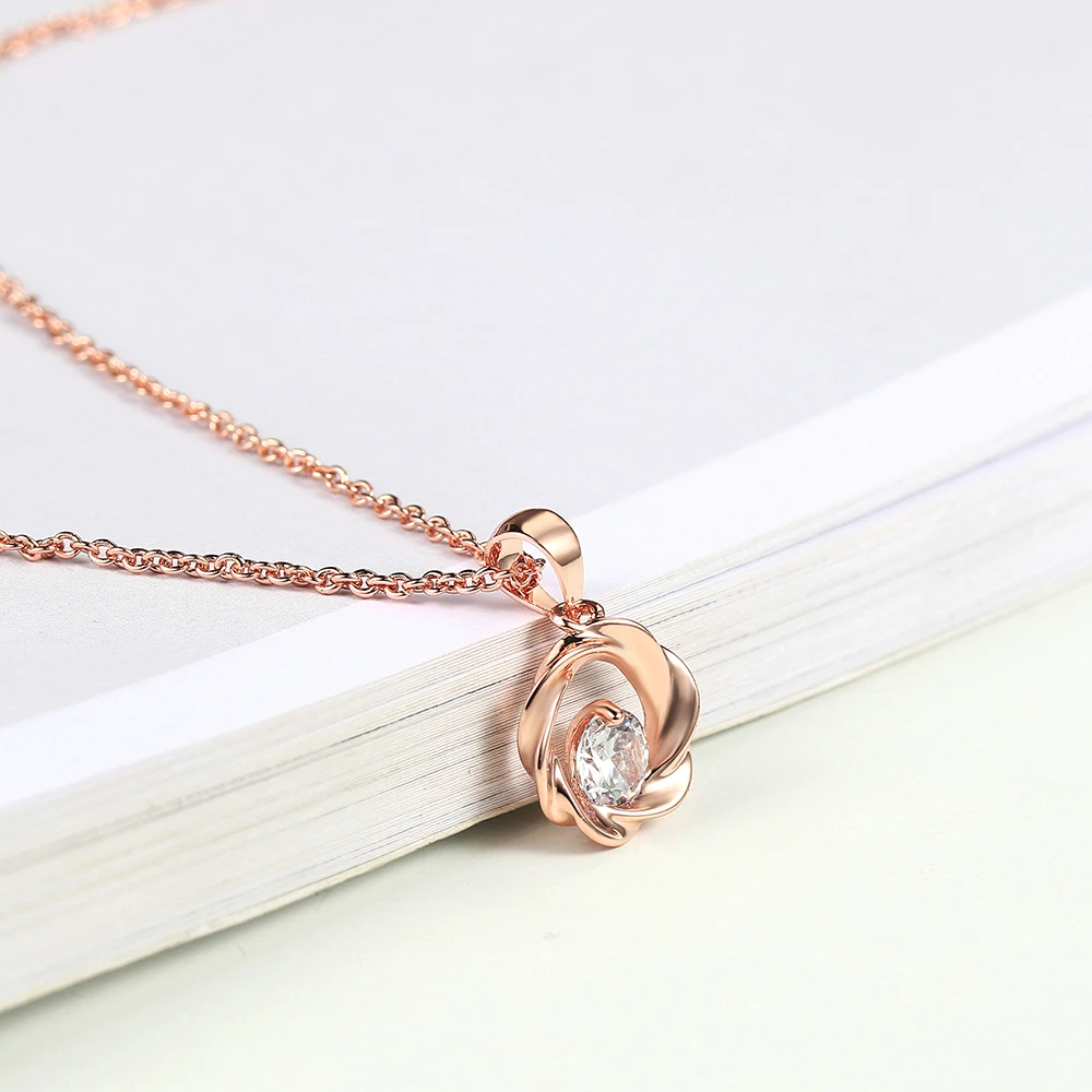 Collar Flor Rosada - Imagen 5