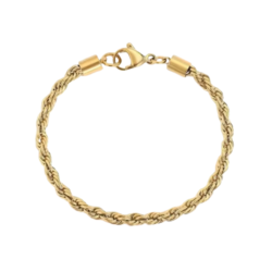 Pulsera de Cuerda Dorada
